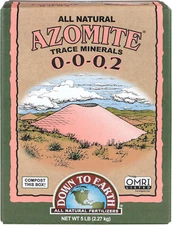 Down to Earth Organic White Azomite Powder for Improving Plant Growth 0-0-0.2, 5