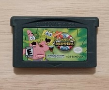 Spongebob Squarepants The Movie Nintendo Game Boy Advance GBA Cartridge TESTED