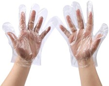 Guantes De Plastico Desechables Transparentes Para Cocina Multisuso 500 Piezas