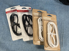 Radio Shack 6' 1/8" 3.5mm Stereo Male-Male Shielded Headphone/Computer Cable NOS