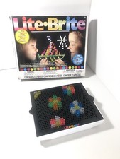 Lite Brite Classic Vintage Board Pegs Paper Working