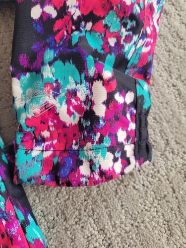 Columbia Interchange Pink Floral Spring Jacket Girl's Size S Multicolor Full Zip - Picture 3 of 12