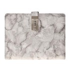 Office Marbled Scrapbook Combination Lock Notebook Agenda Planning Notepad