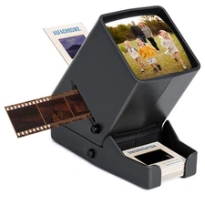 35mm Slide Viewer, Film Negative and Slide Viewer with 3X Magnification and L...
