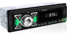 Single Din Car Stereo Bluetooth Audio Digital Media Receiver with USB Port   ...