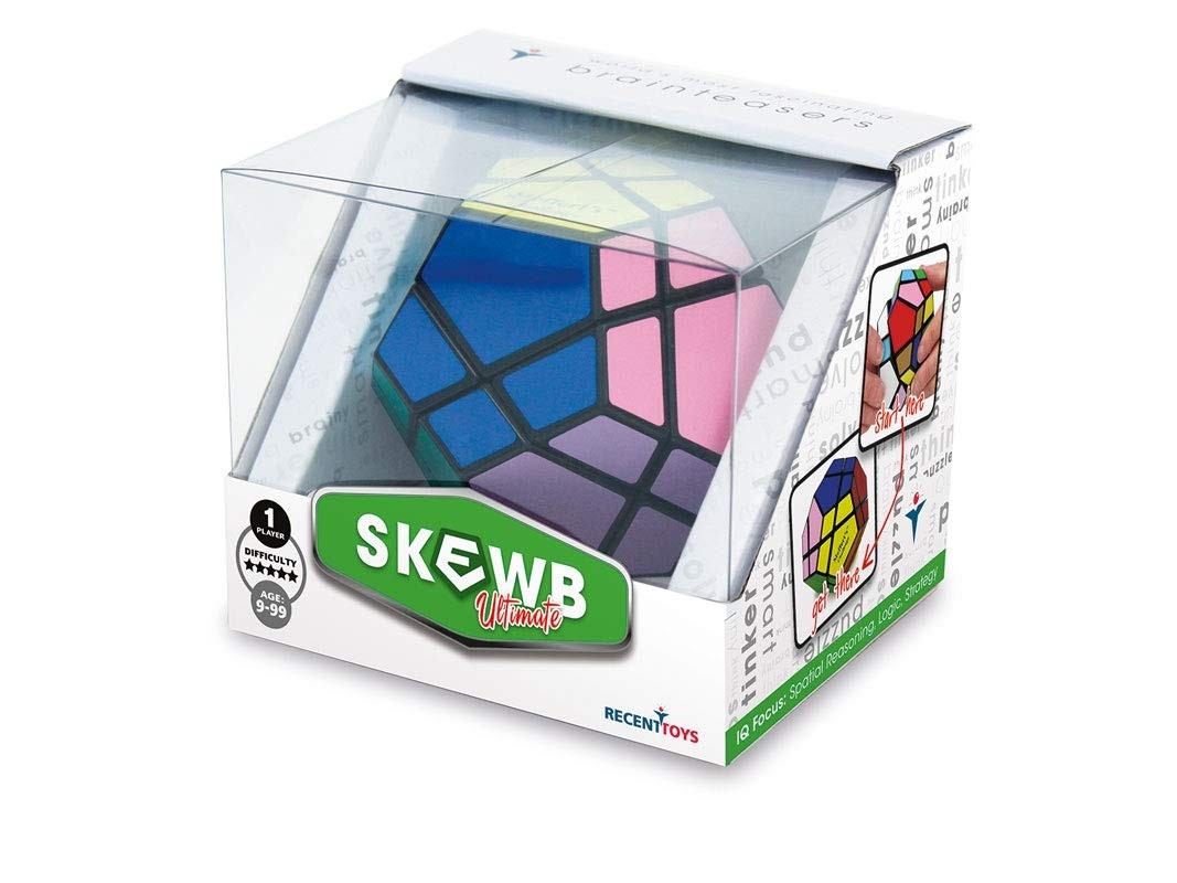 Mefferts 501254 - Meffert's Skewb Ultimate 12 Color, 3D-Puzzle in attraktiver Ge