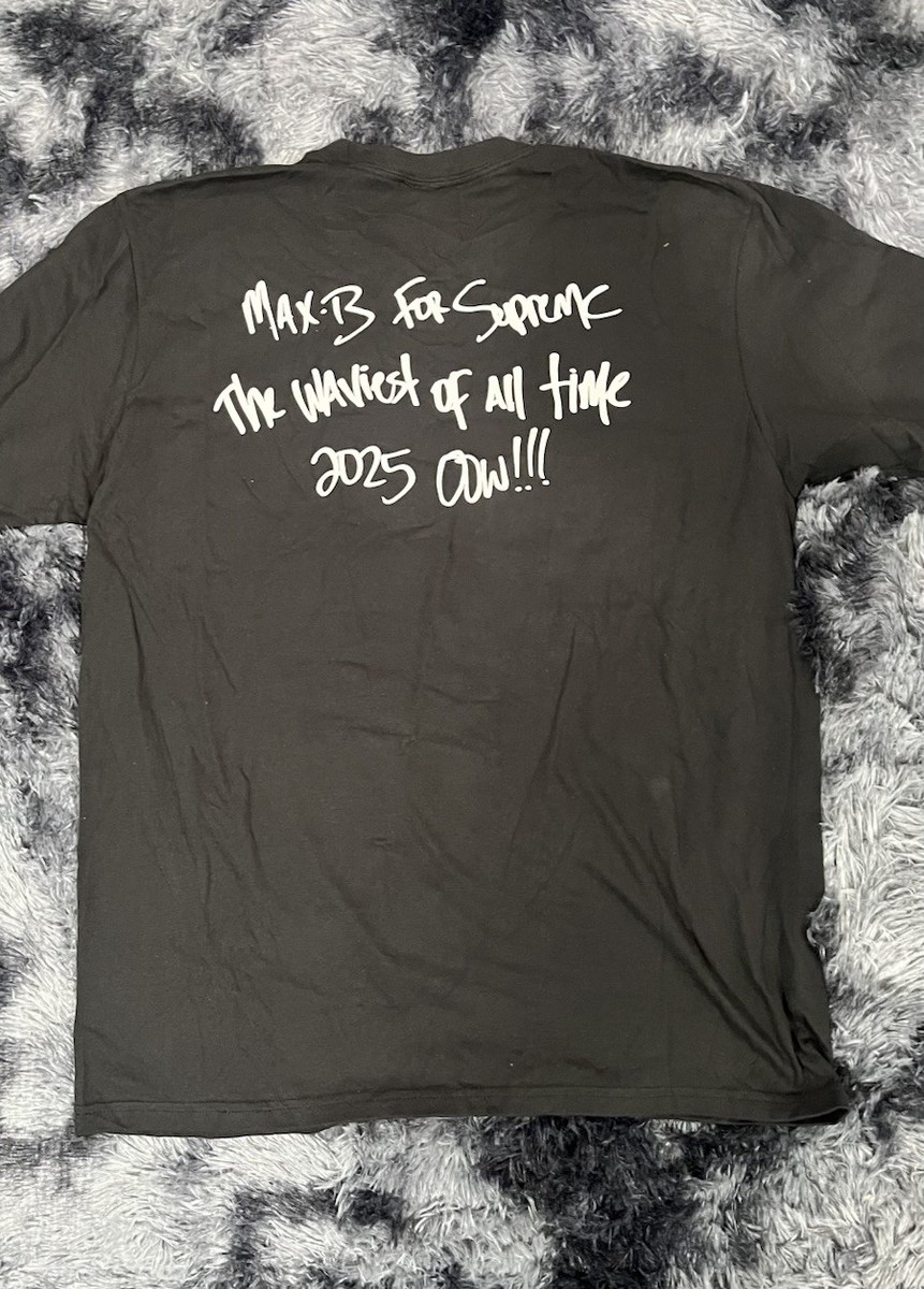 Supreme x Max B Tee SS25 Black ~ Large | eBay