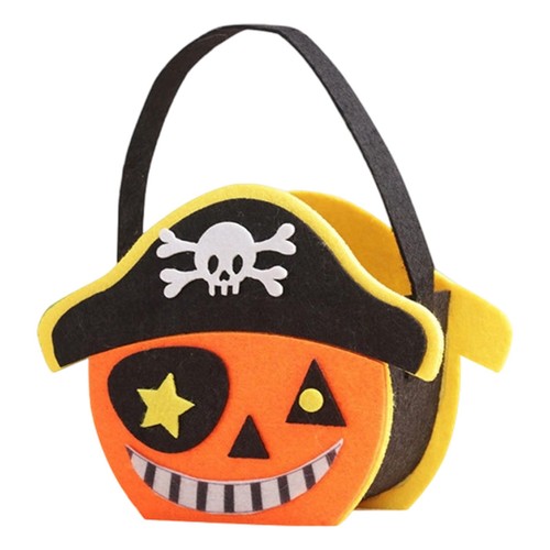 Halloween Luminous Tote Bag,Colorful Pumpkin Candy Handbag For Children - Picture 17 of 24