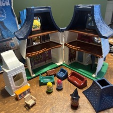 Weebles Wooble Haunted House 1976 Near Complete Witch Hat Play Set 580 Box