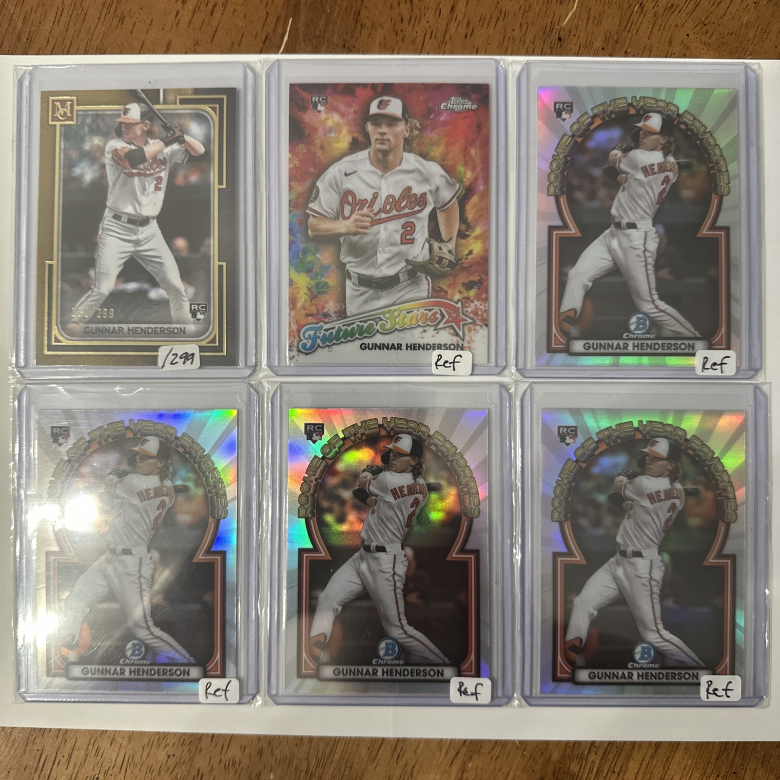 Gunnar Henderson (RC) - 2023 Topps Museum Collection Gold #/299 (+ 5 Refractors)