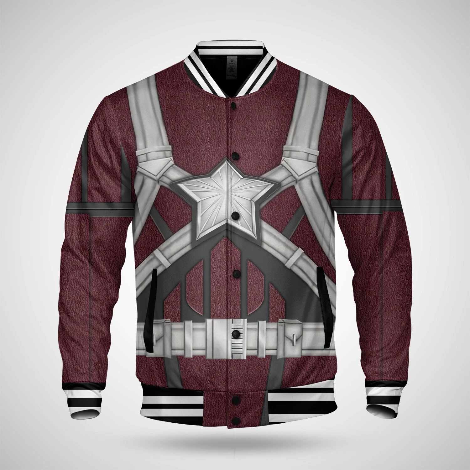 Black Widow Red Guardian Cosplay Costume Superhero Halloween Jacket