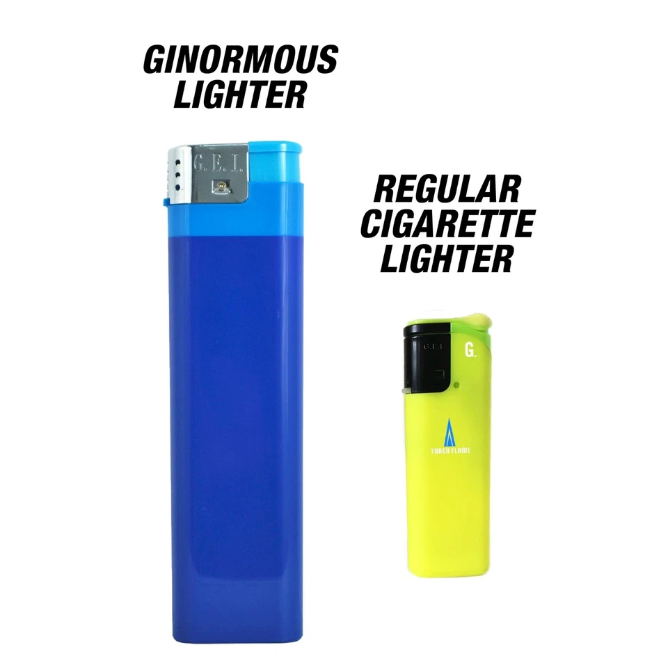 G.E.I. Encendedor Ginormous 2 piezas, cigarrillo extra grande Jumbo utilitario Ltr, surtido Foto 3 de 4