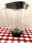 Oster Blender  Replacement 6 Piece Complete Glass Jar  Set 5 Cups Black Top