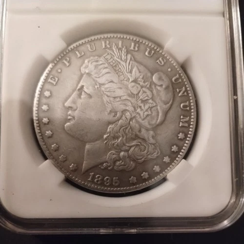 1895-S MORGAN SILVER DOLLAR , VG DETAILS