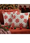 AYGXU Christmas Pillow Covers-Christmas Decor,2 Packs Candy Pillows 18 * 18in,Th