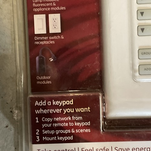 GE 45631 Z-Wave Wireless lighting Keypad Controller - Picture 3 of 5