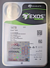 Seagate Exos X14 14TB Enterprise SAS 12Gb/s 7.2K RPM