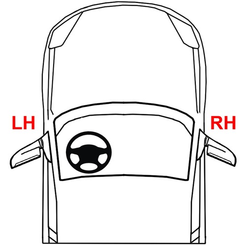 Power Window Regulator For 1994-2004 Ford Mustang Front Driver Side with Motor - Picture 3 of 11