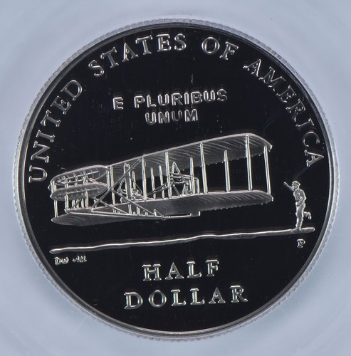 2003-P First Flight Commemorative Half Dollar PR70 DCAM ICG *9604 - Picture 3 of 5