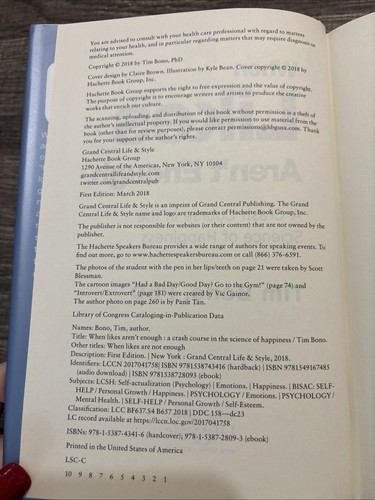 When Likes Aren't Enough: A Crash Course in - Hardcover, by Bono PhD Tim - Good - Bild 3 von 3