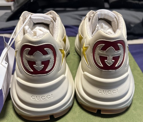 Sneakers Gucci Evolution Avorio/S. Giallo/H. RE NUOVO US 11 - Foto 8 di 9