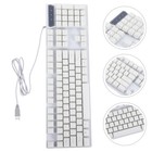  Tastiera retroilluminata cablata da tastiera USB Gaming Computer Game Keyboard