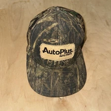 Auto Plus Auto Parts Camo Baseball Cap Hat