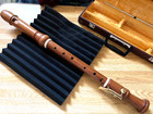 ZEN-ON 2500B Wood Tenor Recorder w/Case