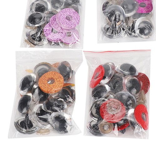 20 mm Sicherheitsaugen mit Glitzer Waschmaschine Zubehör für Puppenspielzeug Stofftier Puppe Neu - Bild 8 von 22
