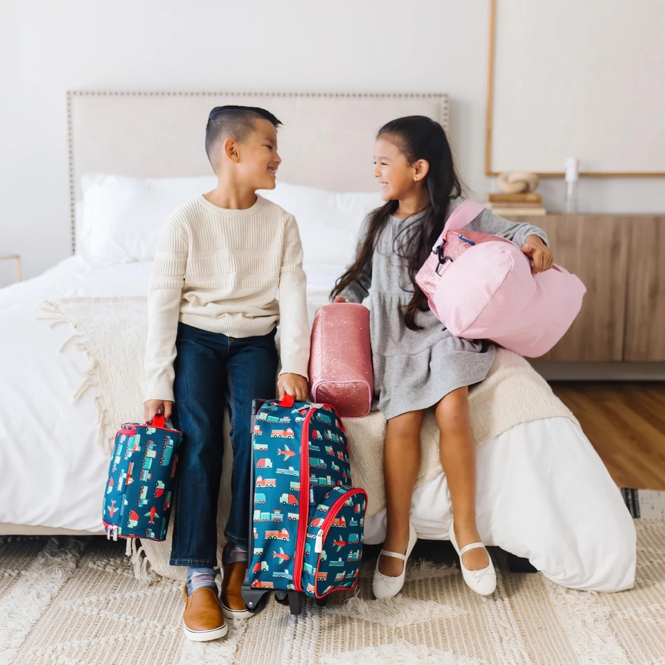 儿童过夜行李袋 – 随身携带尺寸,适合学校和过夜 –... — 第 2/4 张图片