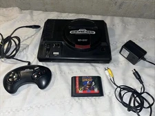 Sega Genesis Model 1 1601 Console High Def  Sega Controller Wires Sonic 3D Blast