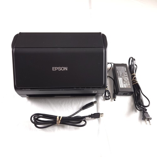 Epson WorkForce ES-500W Wireless Color Document Scanner w/ Power Supply - Picture 1 of 4