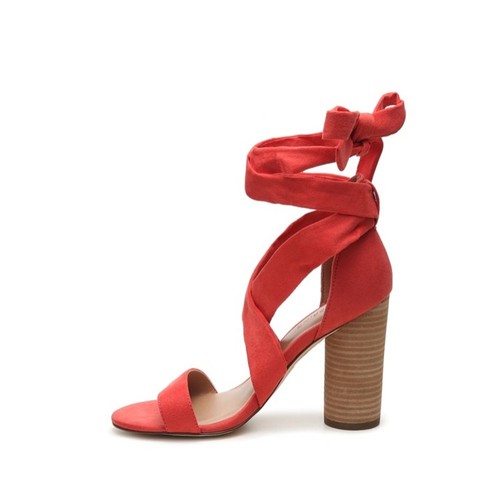 Call It Spring Defuria Ankle Wrap Sandal Orange 7 - Picture 2 of 16