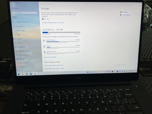 Dell XPS 9560 i7 (512GB, Core i7-7700H 7th Gen., 2.8GHz, 16gb ) RAM  GTX 1060 - Picture 5 of 8