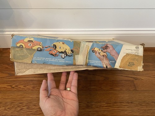 Coches Ranura Jalopy Vintage Años 60 Eldon 1/32 Crash Cars (2 coches) con Caja y Controlador - Imagen 3 de 6