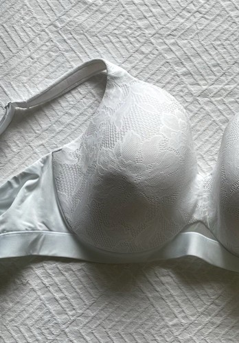 Cacique BH Damen 42DDD leicht gefüttert weiß vollflächig Bügel Spitze - Bild 7 von 8