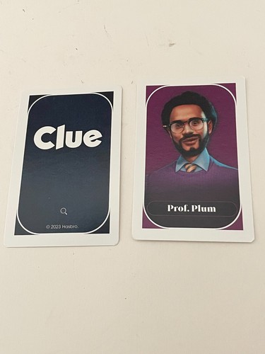 2023 Clue Classic Mystery Board Game Cards & Accessories - Picture 3 of 56