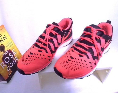 NIKE Free Trainer 5.0 Atomic Black/Red Size 14 Men’s Running Sneakers Gym Shoes - Picture 3 of 10