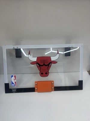 Chicago Bulls NBA Over Door Mini Basketball Hoop Backboard Rawlings