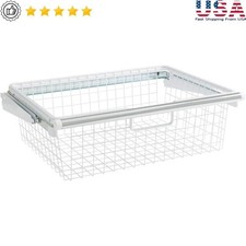 Sliding Wire Basket Configurations Closet Organizers Drawer Space Metal Storage