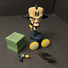 Dr. Neo Cortex Crash Bandicoot Series 1 ReSaurus Action Figure Near Complete