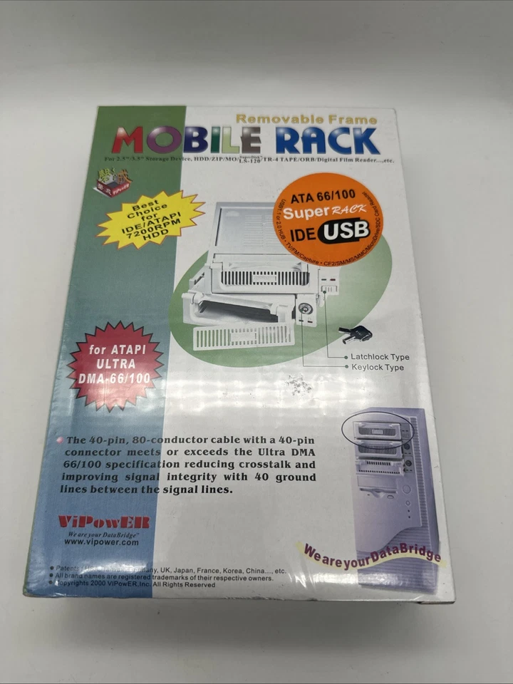 VIPOWER  for ATAPI ULTRA DMA-66/100 3.5" Hard Drive Mobile Super Rack Sealed - Image 2 of 4