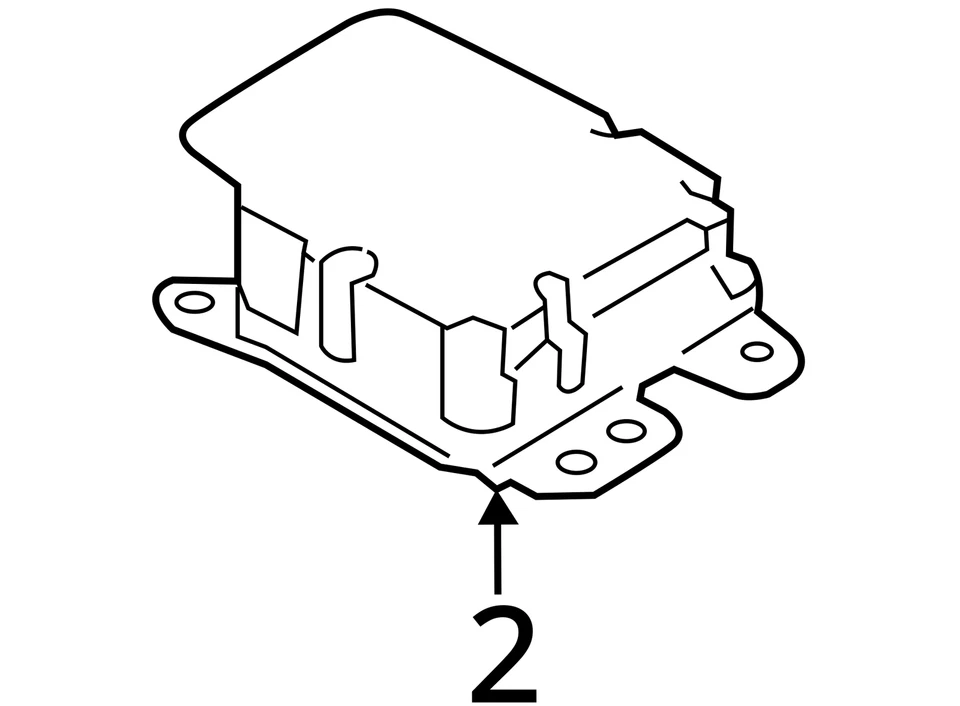 Módulo de bolsa de retención de sistema consola central compatible con 17-20 INFINITI Q60 879901 Foto 4 de 4