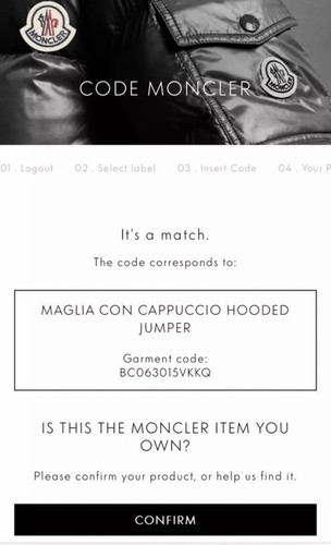 Moncler Pullover Kleid Strick Daunen Gefüllt Xx S 18”ptp 0 1 Jacke Mantel Bady - Bild 12 von 12