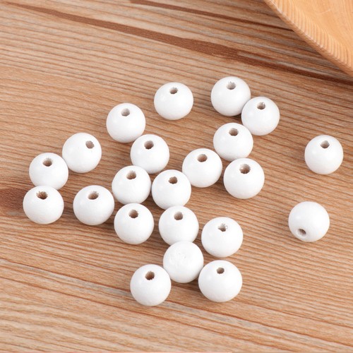 500 Pcs Beads for Jewelry Making Jewellery Craft Fashion Wooden - Picture 2 of 10