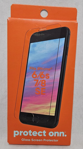 New ONN Glass Screen Protector - iPhone 6/6s/ 7/8 SE/XR/11/13/14/15/Pro/Plus/Max - Picture 6 of 15