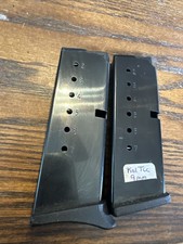 Two Magazines KelTec PF9 Factory OEM 9mm 7 Round Magazine Blued Steel