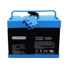 12 Volt 12AH Battery for Peg Perego Tractor John Deere Gator XUV Polaris RZR ...