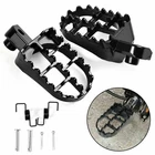 Pit Dirt Bike Foot Pegs Footrest Rest Pedal For Yamaha TTR110E XT225 DT250 DT100