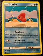 Luvdisc 44/168 NM Non Holo Asako Ito Crochet Art Celestial Storm Pokemon!
